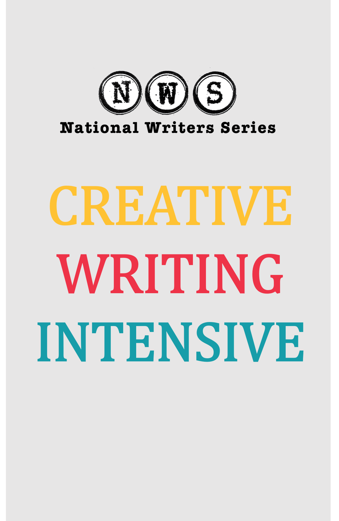Creative Writing Intensive Fall 2021