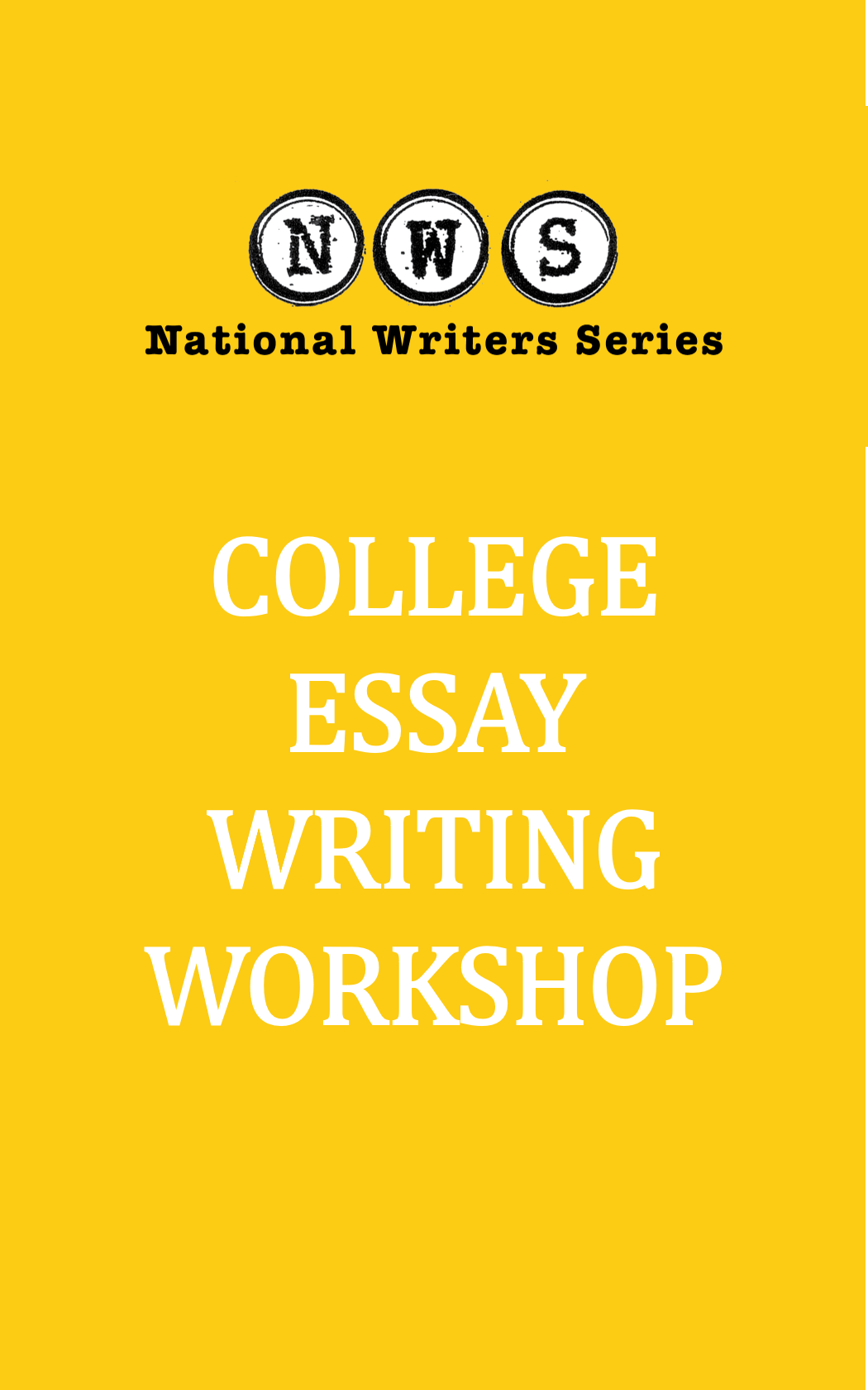 College Essay Writing Workshop