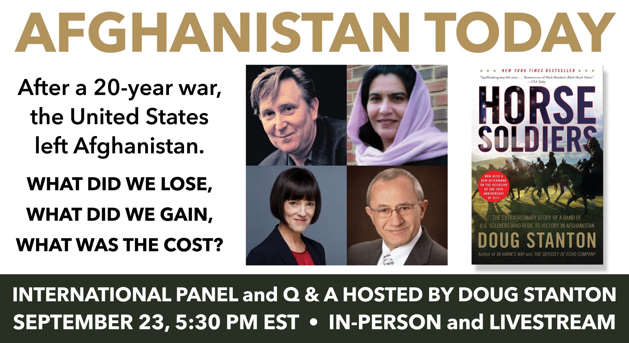 PRESS RELEASE: “Afghanistan Today: An International Panel”